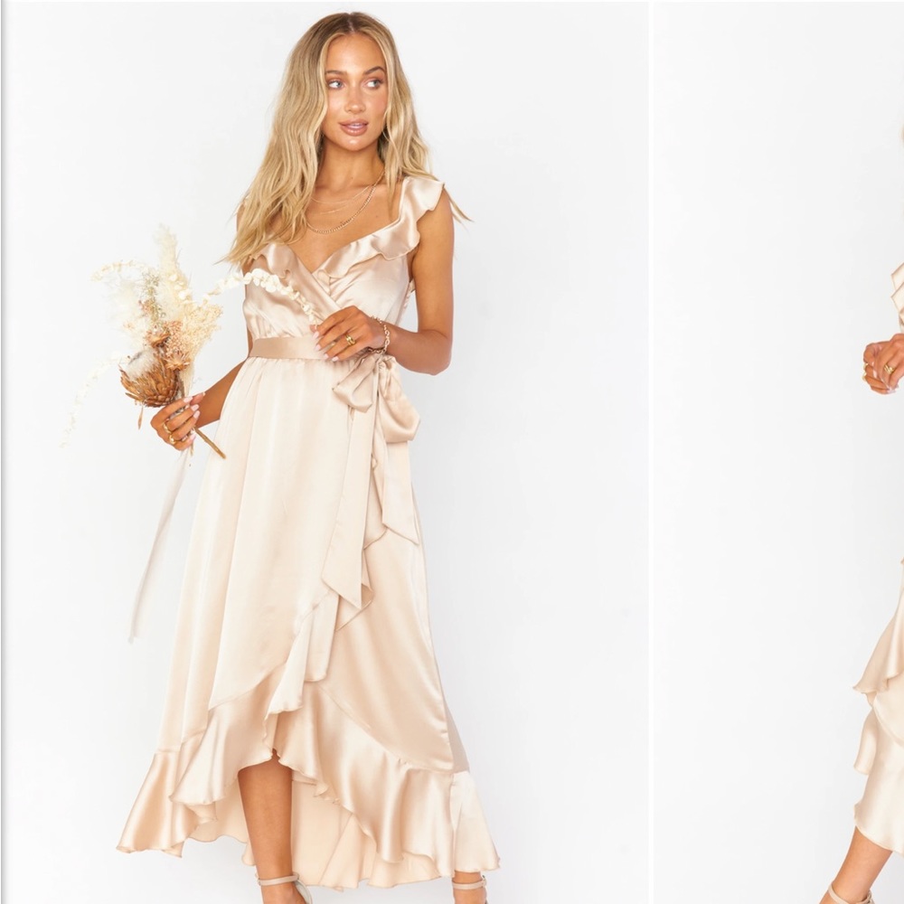 Wrap cocktail dress